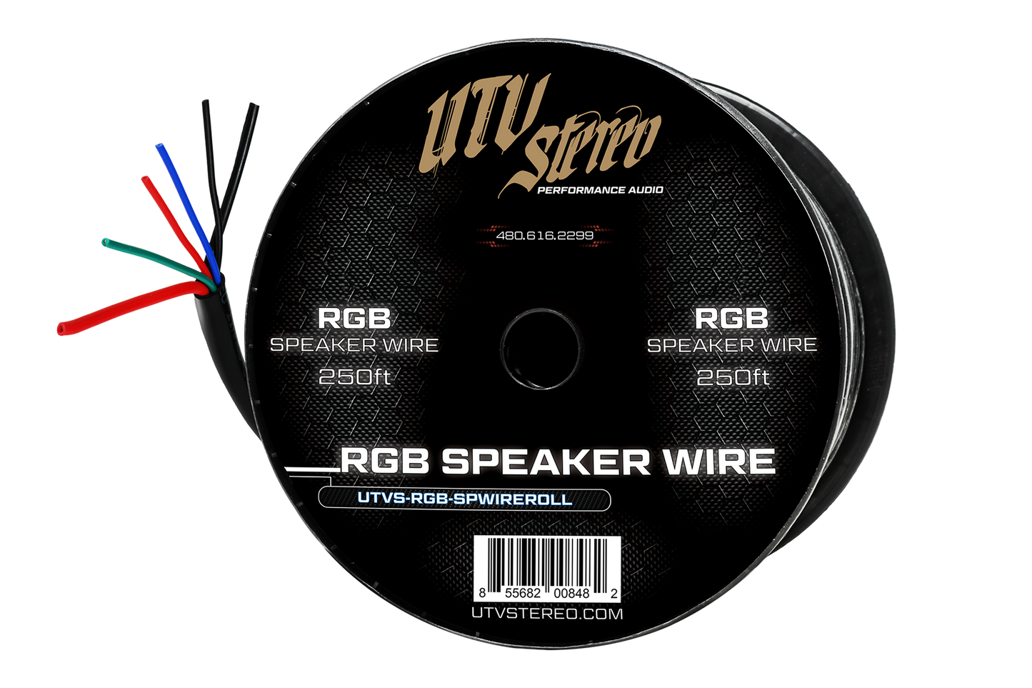 6 Conductor RGB Speaker Wire - 50' | UTVS-RGB-SPWIRE-50 Dunes 2 Dezert SXS
