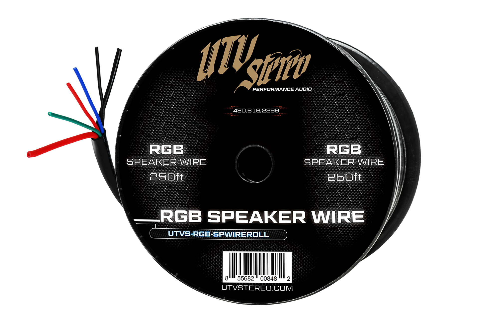 6 Conductor RGB Speaker Wire - 50' | UTVS-RGB-SPWIRE-50 Dunes 2 Dezert SXS