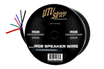 6 Conductor RGB Speaker Wire - 50' | UTVS-RGB-SPWIRE-50 Dunes 2 Dezert SXS