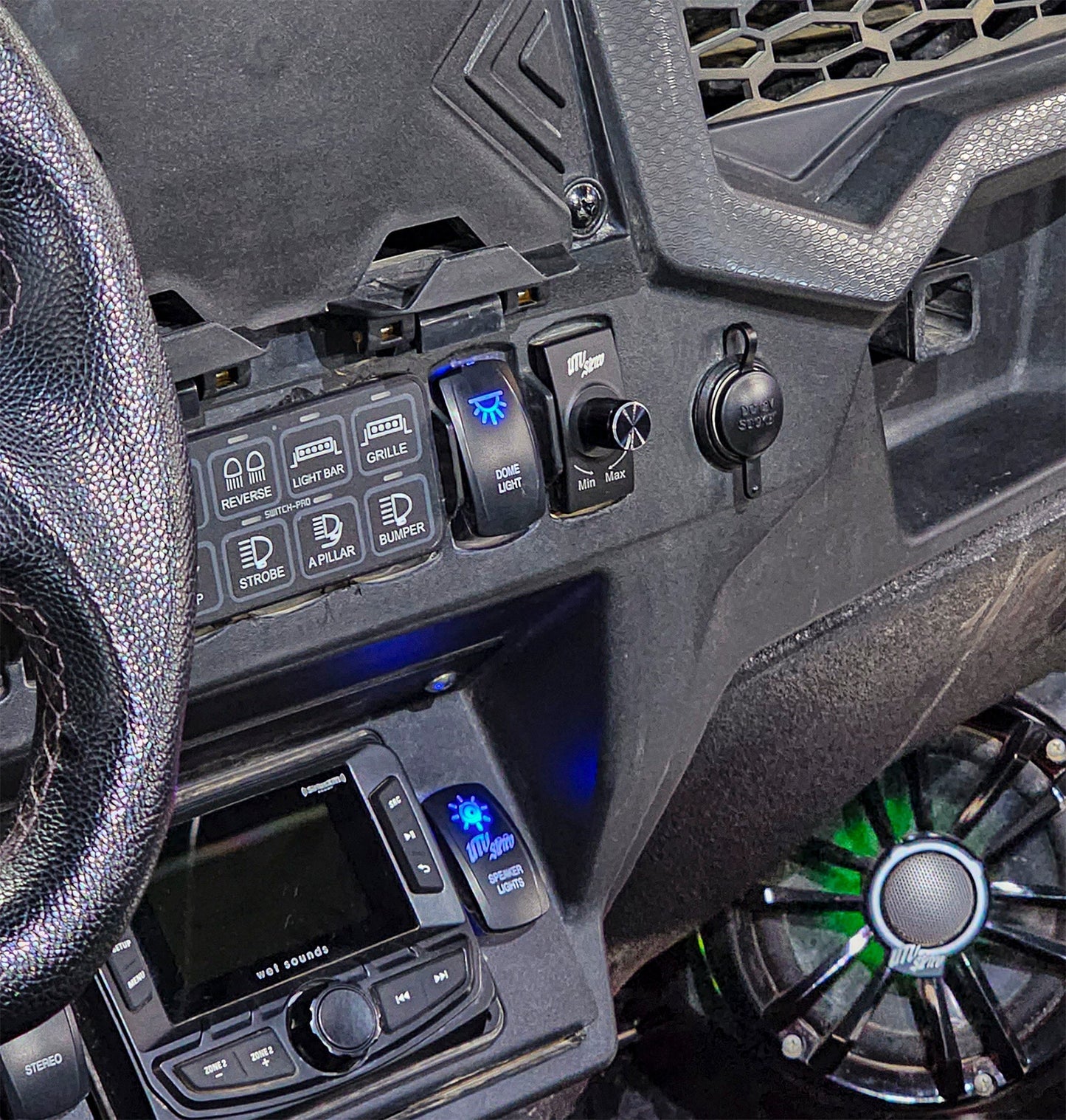 Rocker Switch Bass Knob | UTVS-RKR-BASS-KNOB Dunes 2 Dezert SXS