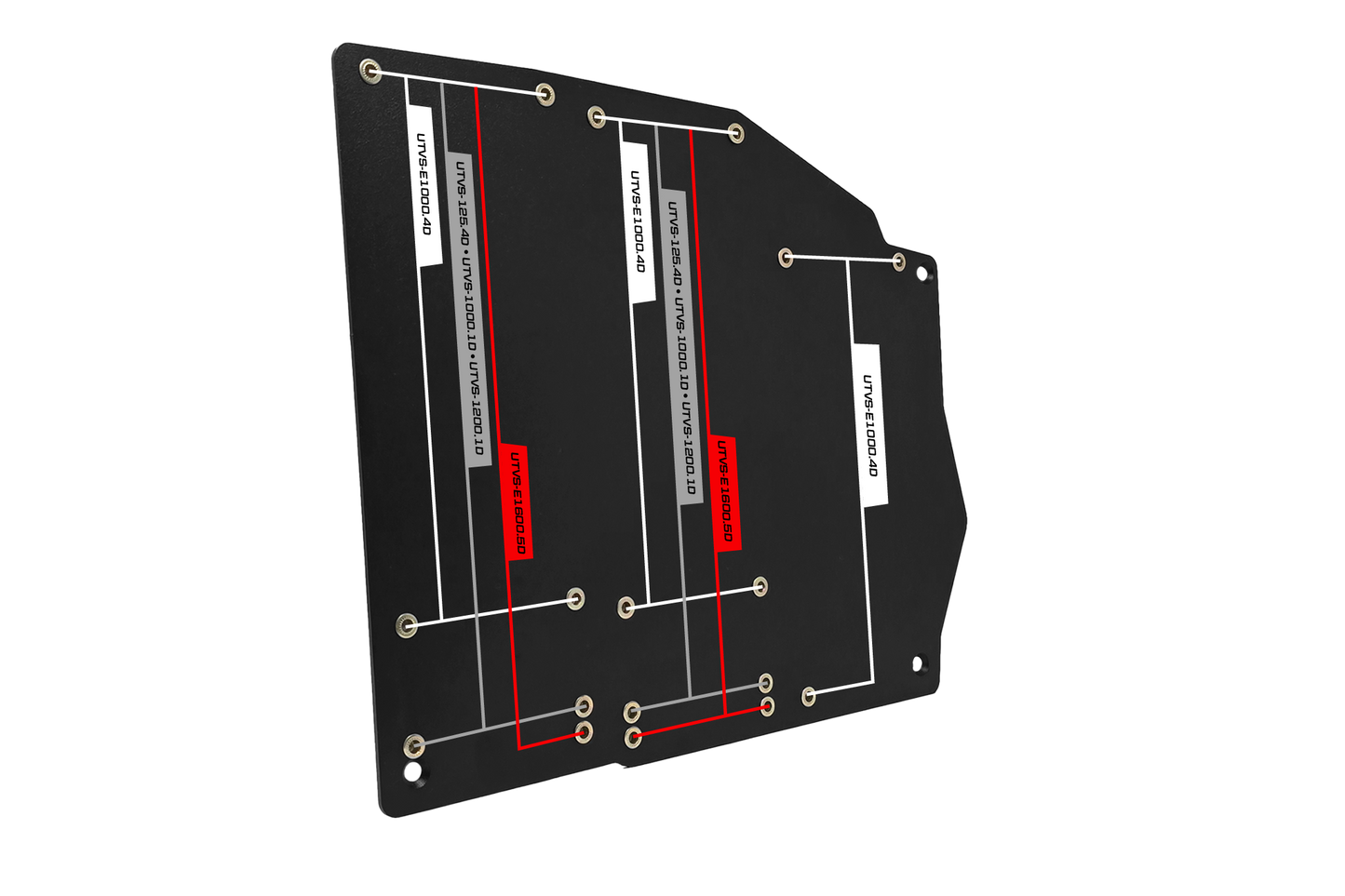 Polaris® Ranger 1500 Rear Amplifier Mount | UTVS-RNG-AMPMT-REAR Dunes 2 Dezert SXS
