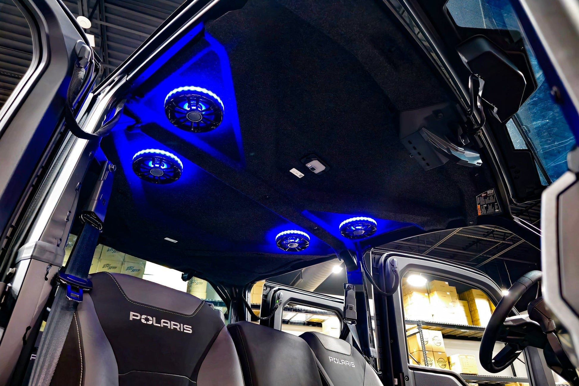 Polaris® Ranger 1500 Overhead Speaker Adapters (Pair) | UTVS-RNG-OSA-REAR Dunes 2 Dezert SXS