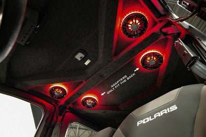 Polaris® Ranger 1500 Overhead Speaker Adapters (Pair) | UTVS-RNG-OSA-REAR Dunes 2 Dezert SXS