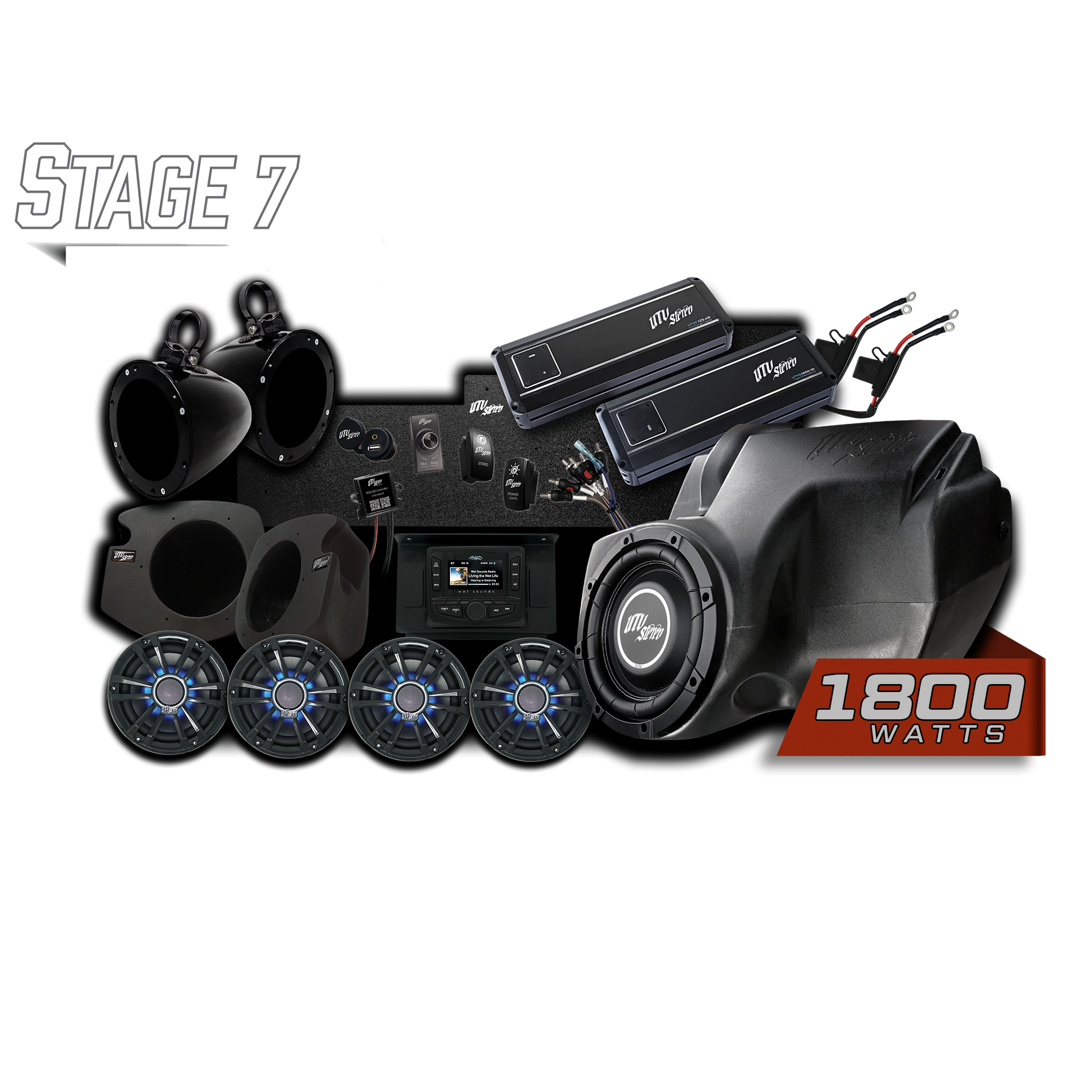 RZR® Signature Series Stage 7 Stereo Kit | UTVS-RZR-S7-S Dunes 2 Dezert SXS
