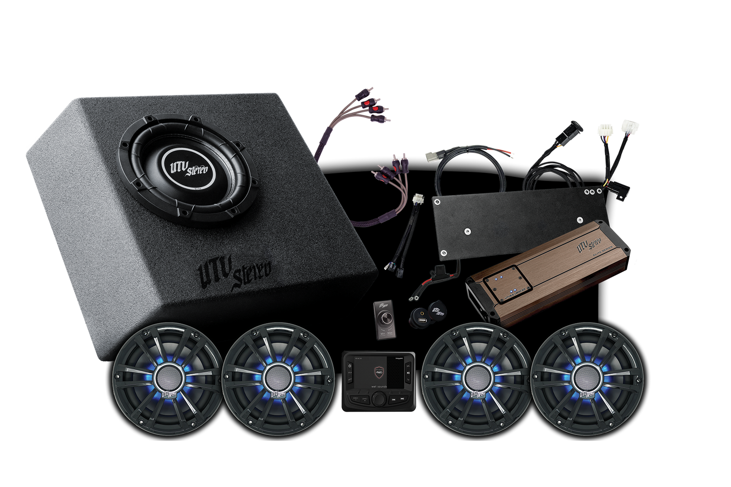 Speed UTV®  Elite Series Stage 6 Stereo Kit | UTVS-SPD-S6-E Dunes 2 Dezert SXS