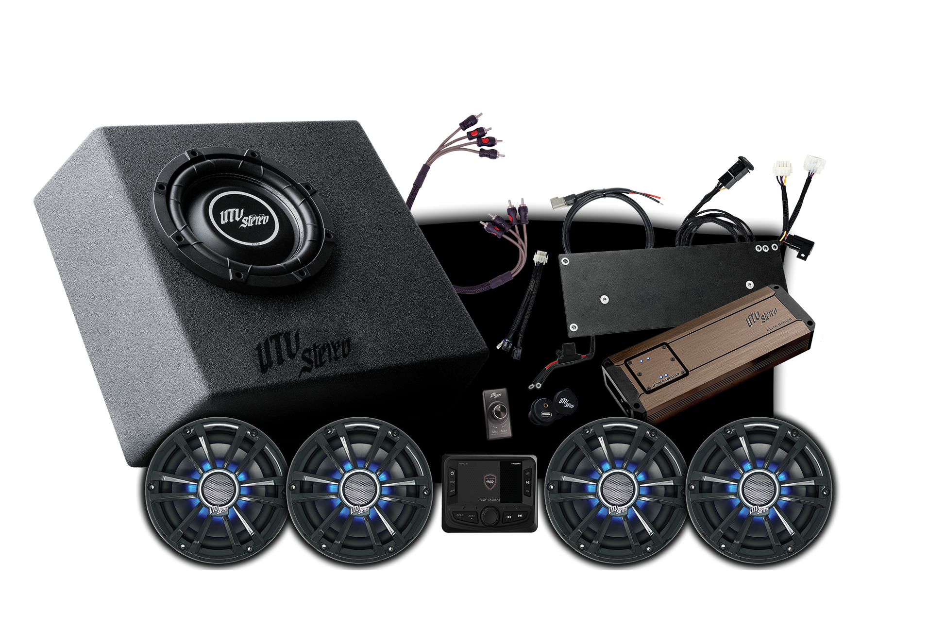 Speed UTV®  Elite Series Stage 6 Stereo Kit | UTVS-SPD-S6-E Dunes 2 Dezert SXS