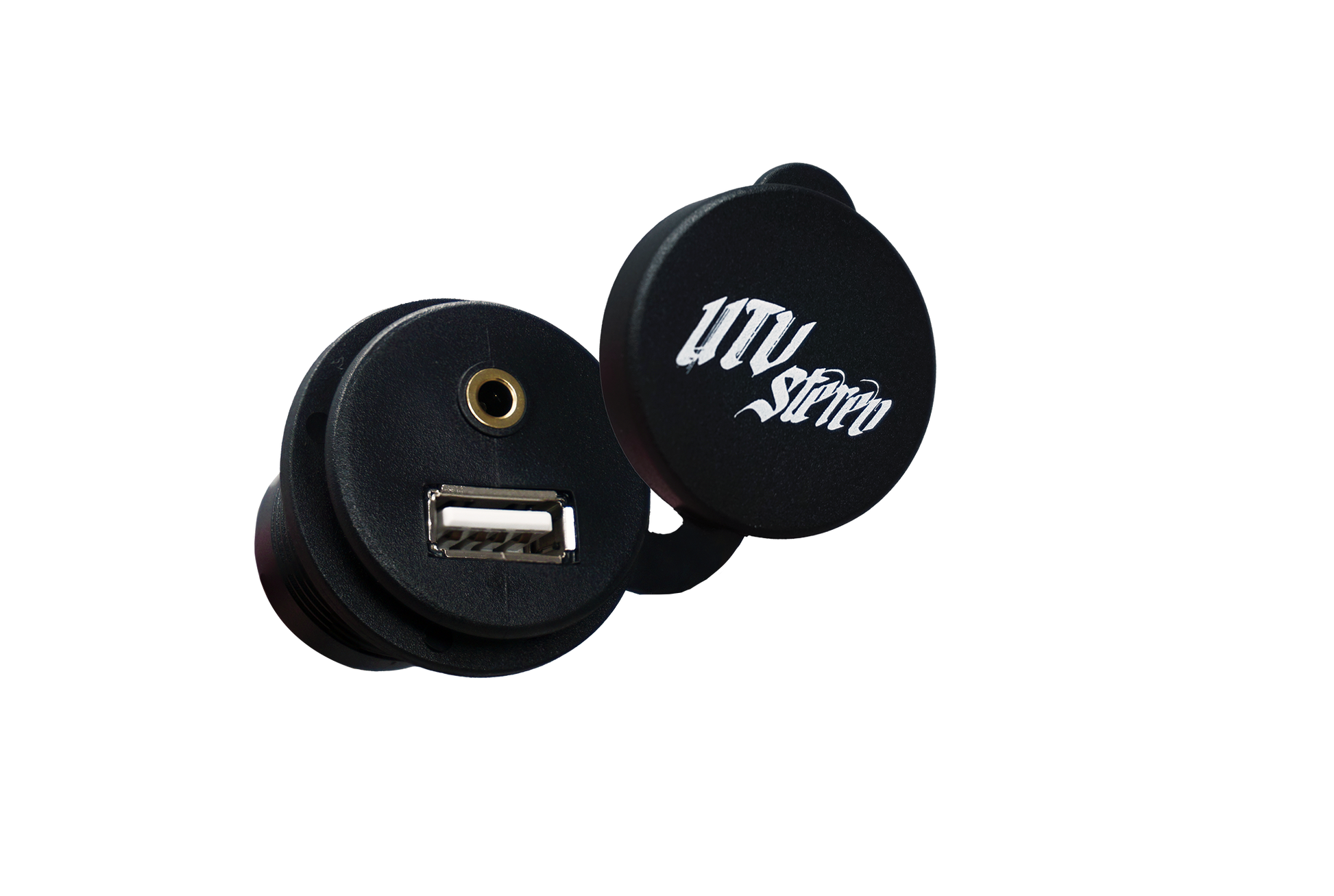 USB & Auxiliary Flush Mount Adapter for Source Units | UTVS-USB/AUX-FLMT Dunes 2 Dezert SXS