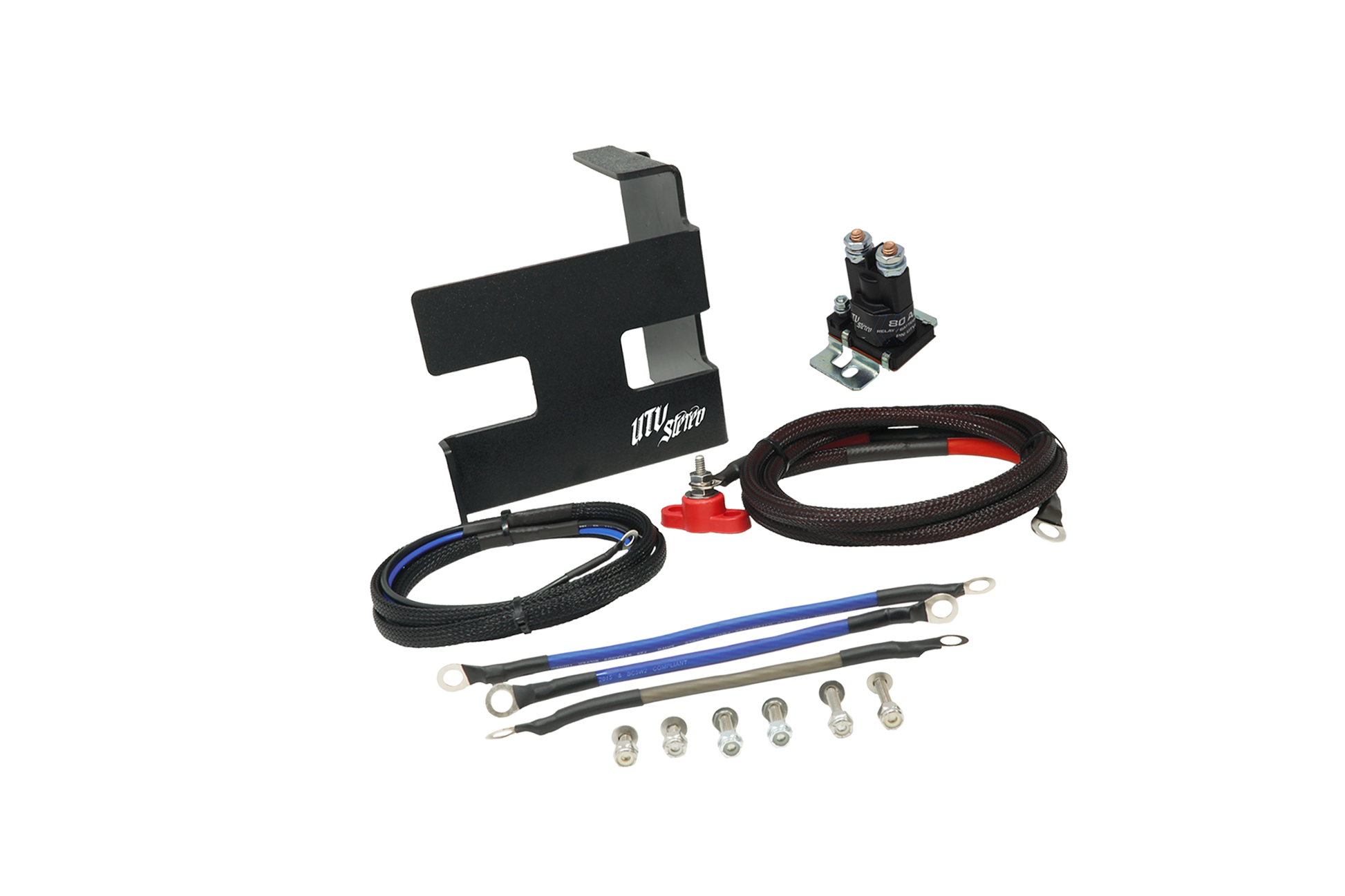 Can-Am® X3 2nd Battery Kit (Wire Kit & Battery Mount Only) | UTVS-X3-2BATT-NB Dunes 2 Dezert SXS