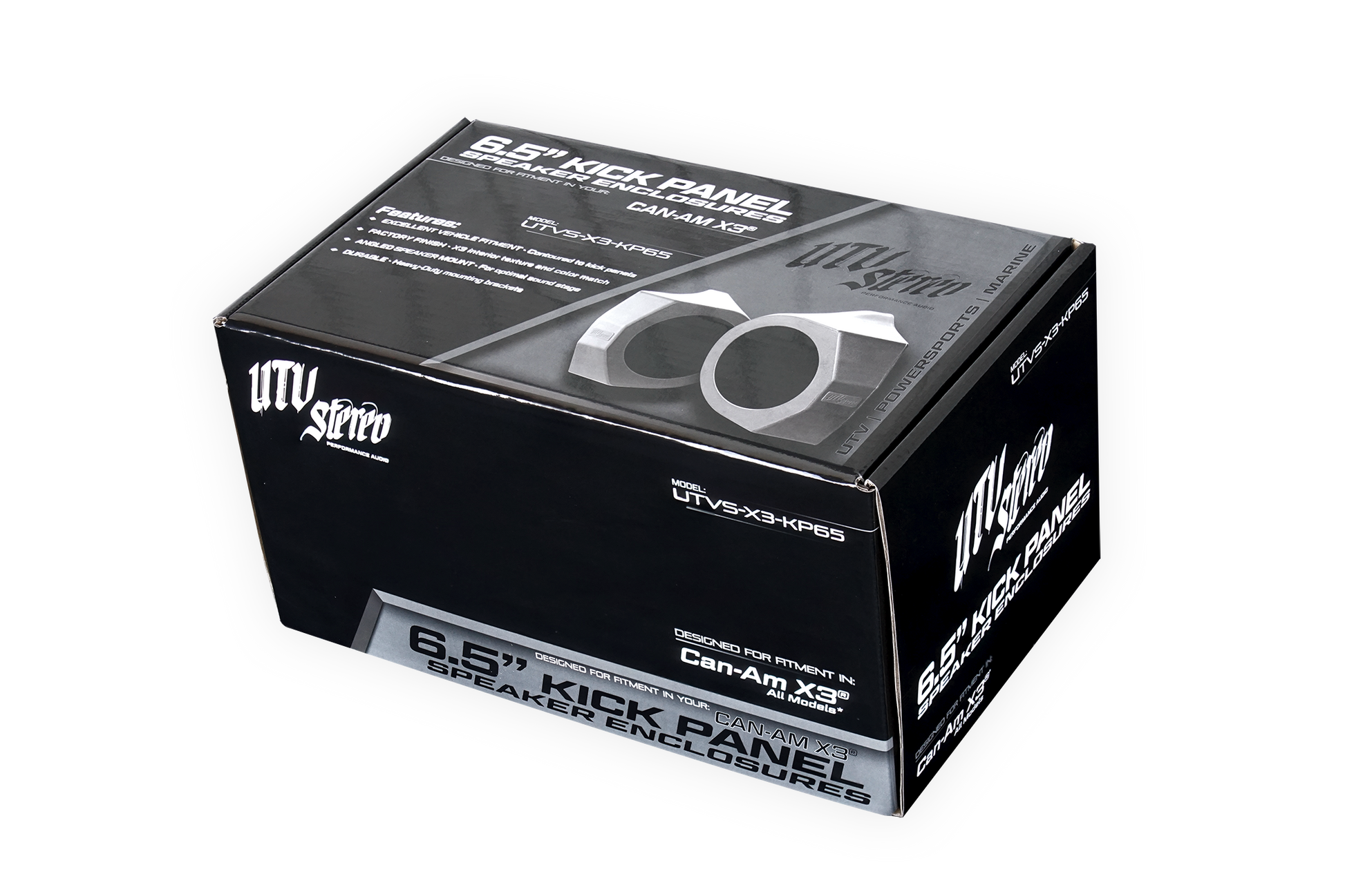 Can-Am® X3 6.5" Kick Panel Speaker Enclosures | UTVS-X3-KP65 Dunes 2 Dezert SXS