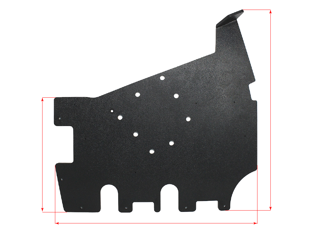 Can-Am X3 Upper Amplifier Mount | UTVS-X3-AMPMT-UP Dunes 2 Dezert SXS