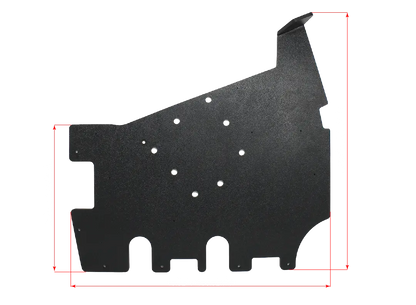Can-Am X3 Upper Amplifier Mount | UTVS-X3-AMPMT-UP Dunes 2 Dezert SXS