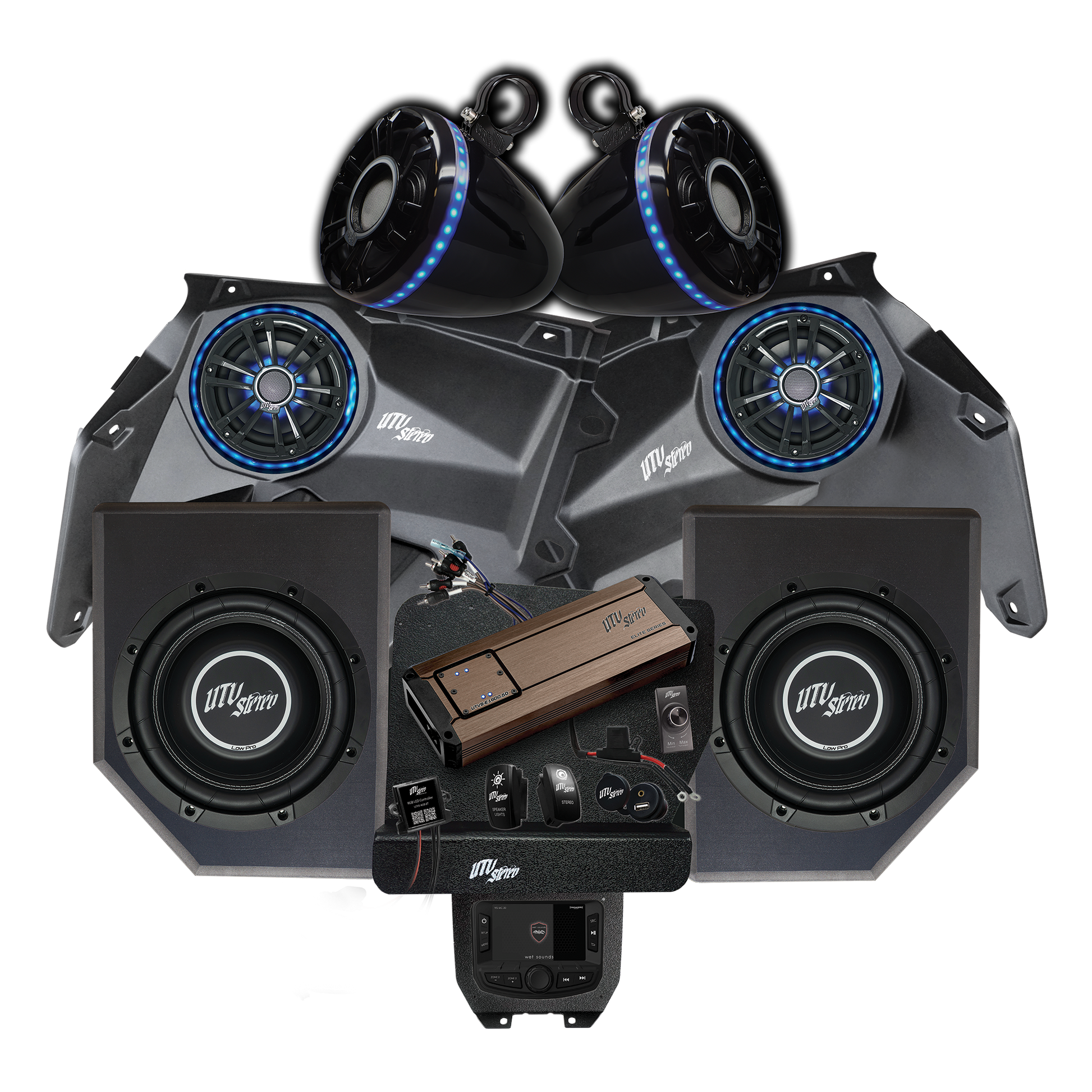 Can-Am® X3 Elite Series Stage 6 Stereo Kit | UTVS-X3-S6-E Dunes 2 Dezert SXS