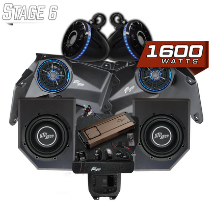 Can-Am® X3 Elite Series Stage 6 Stereo Kit | UTVS-X3-S6-E Dunes 2 Dezert SXS