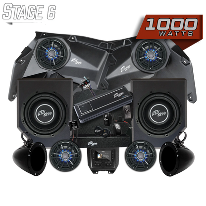 Can-Am® X3 Signature Series Stage 6 Stereo Kit |  UTVS-X3-S6-S Dunes 2 Dezert SXS