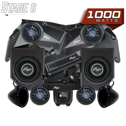 Can-Am® X3 Signature Series Stage 6 Stereo Kit |  UTVS-X3-S6-S Dunes 2 Dezert SXS