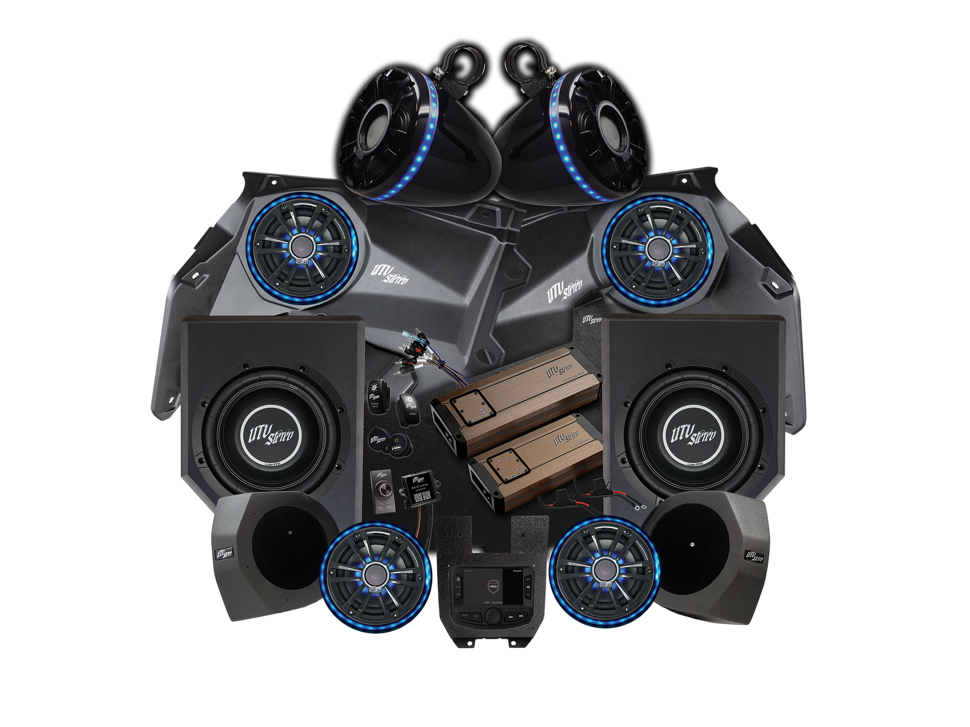 Can-Am® X3 Elite Series Stage 7 Stereo Kit | UTVS-X3-S7-E Dunes 2 Dezert SXS