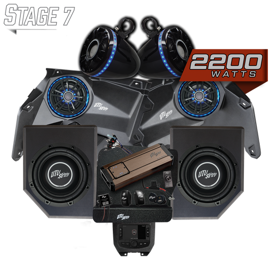 Can-Am® X3 Elite Series Stage 7 Stereo Kit | UTVS-X3-S7-E Dunes 2 Dezert SXS