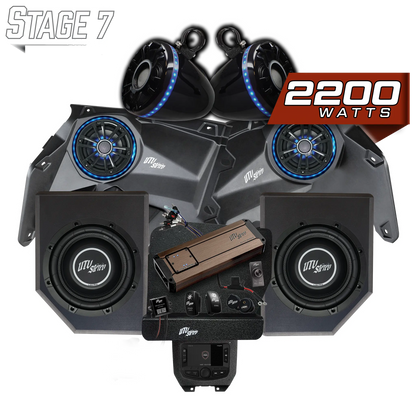 Can-Am® X3 Elite Series Stage 7 Stereo Kit | UTVS-X3-S7-E Dunes 2 Dezert SXS