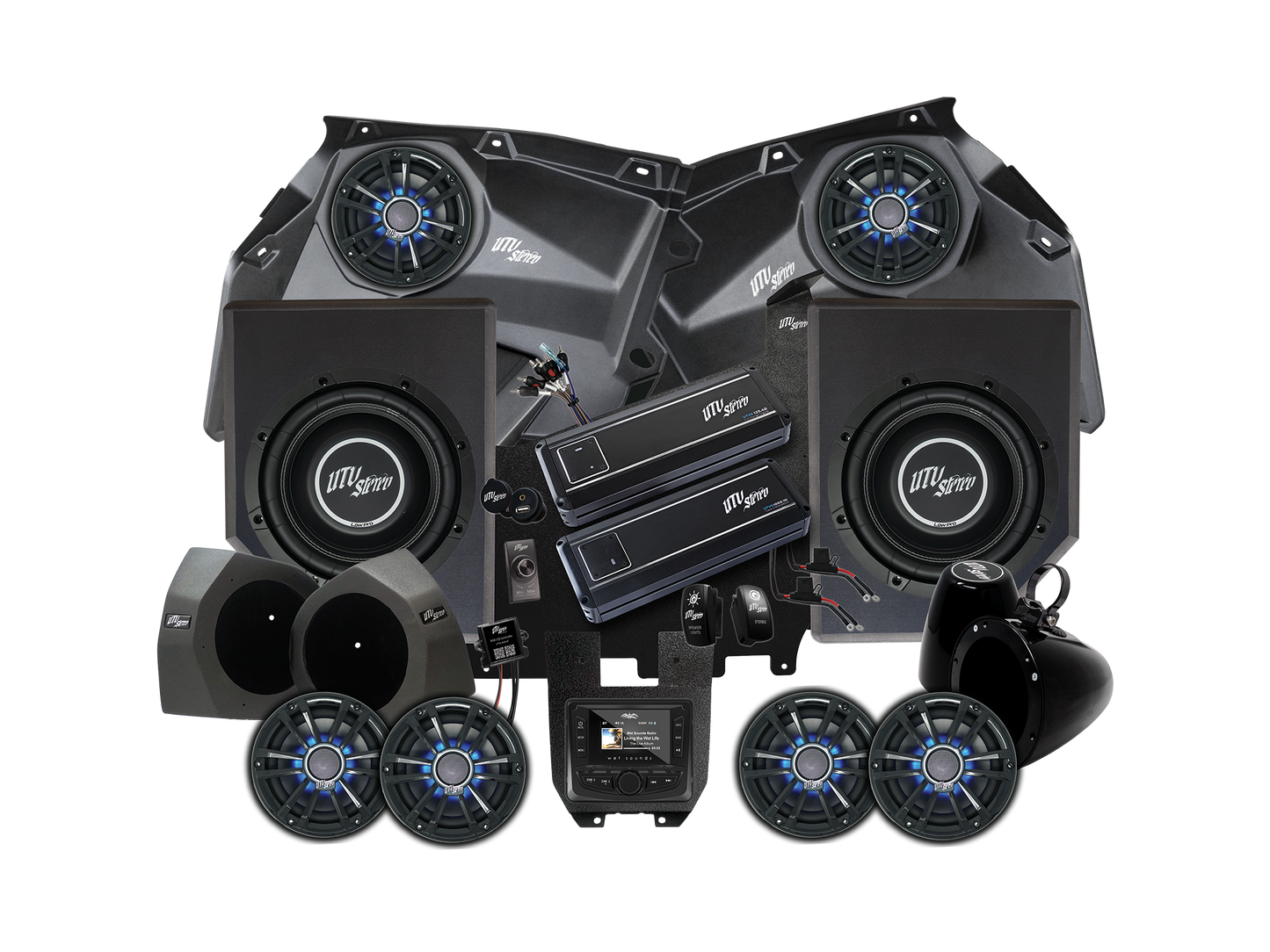 Can-Am® X3 Signature Series Stage 7 Stereo Kit | UTVS-X3-S7-S Dunes 2 Dezert SXS