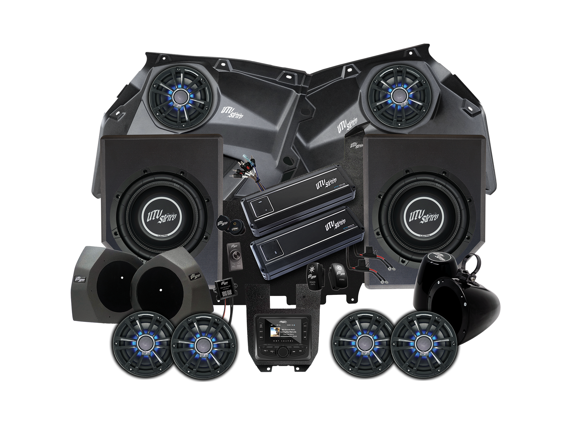 Can-Am® X3 Signature Series Stage 7 Stereo Kit | UTVS-X3-S7-S Dunes 2 Dezert SXS