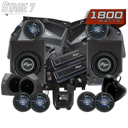 Can-Am® X3 Signature Series Stage 7 Stereo Kit | UTVS-X3-S7-S Dunes 2 Dezert SXS