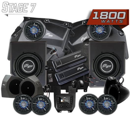 Can-Am® X3 Signature Series Stage 7 Stereo Kit | UTVS-X3-S7-S Dunes 2 Dezert SXS