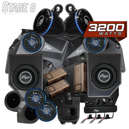 Can-Am® X3 Elite Series Stage 8 Stereo Kit | UTVS-X3-S8-E Dunes 2 Dezert SXS