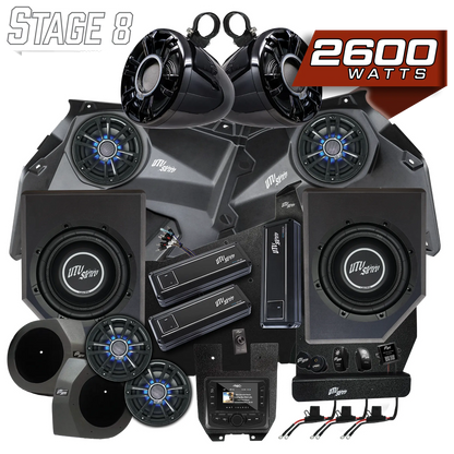 Can-Am® X3 Signature Series Stage 8 Stereo Kit | UTVS-X3-S8-S Dunes 2 Dezert SXS