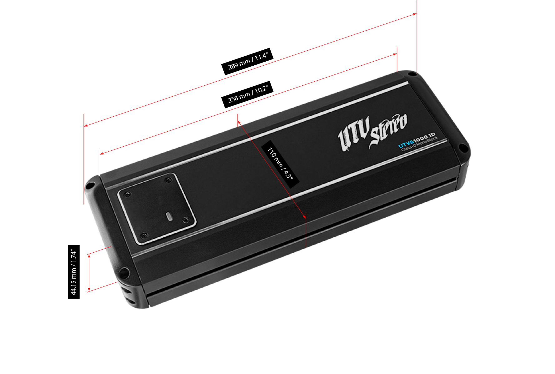 Signature Series 1000W Monoblock Amplifier | UTVS1000.1D Dunes 2 Dezert SXS