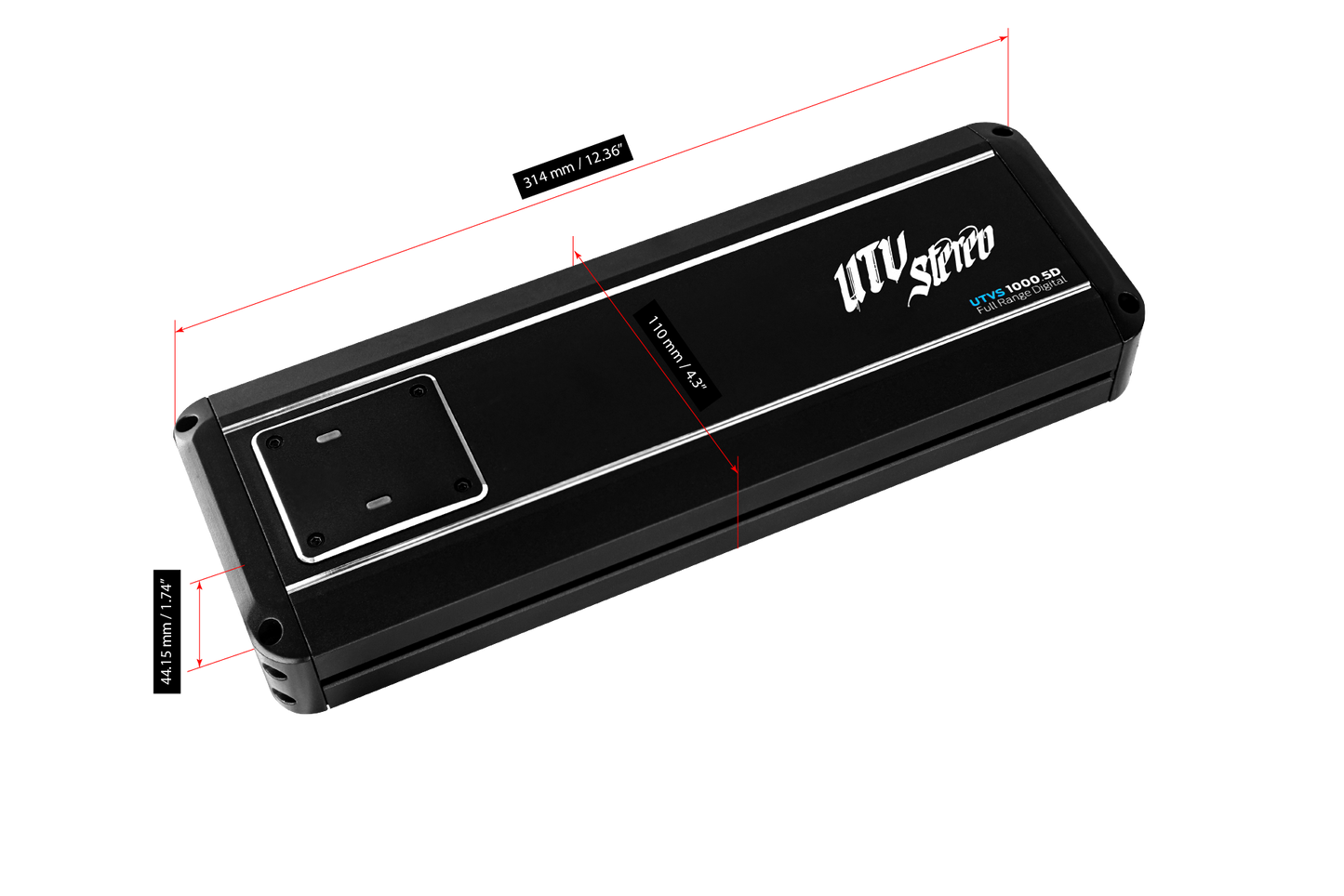 Signature Series 1000W 5-Channel Amplifier | UTVS1000.5D Dunes 2 Dezert SXS