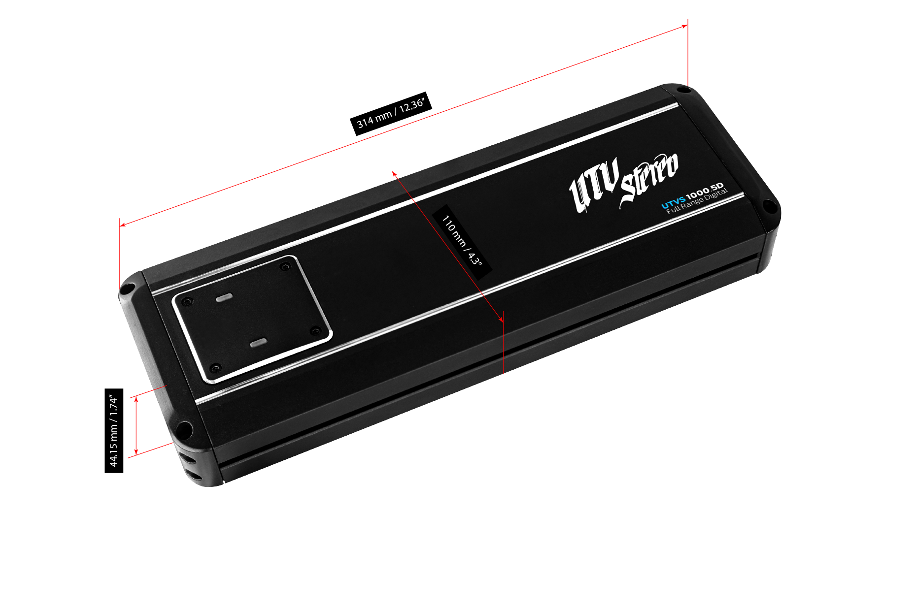 Signature Series 1000W 5-Channel Amplifier | UTVS1000.5D Dunes 2 Dezert SXS