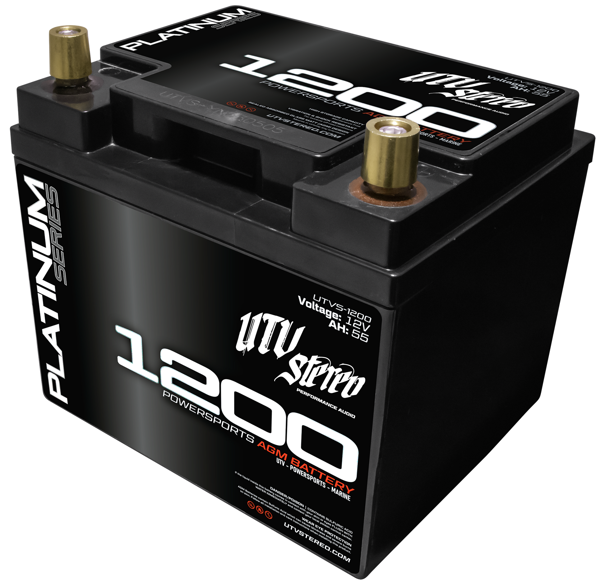 Platinum Series AGM 1200 Battery | UTVS-1200 Dunes 2 Dezert SXS