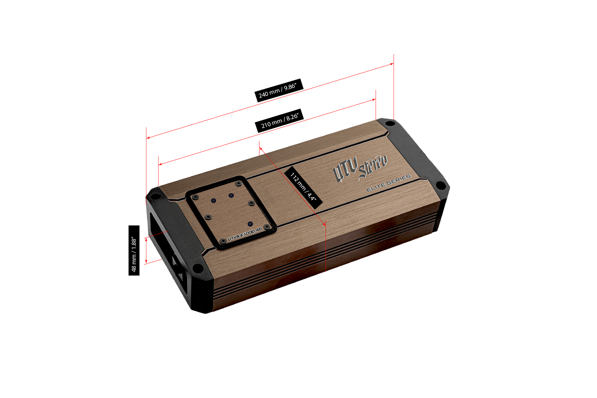 Elite Series 1000W 4-Channel Amplifier | UTVS-E1000.4D Dunes 2 Dezert SXS