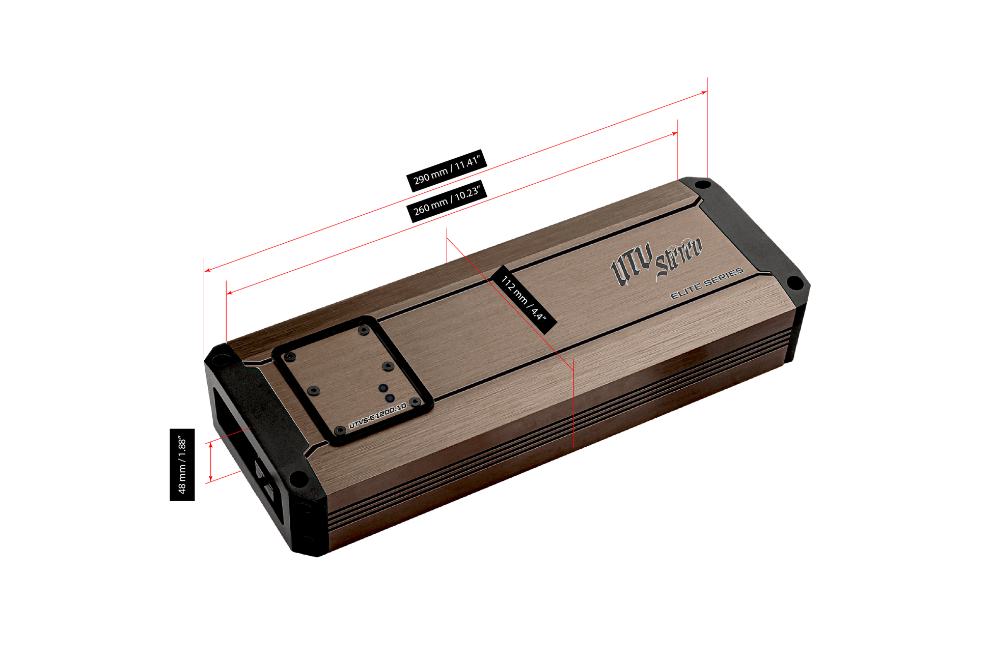 Elite Series 1200W Monoblock Amplifier | UTVS-E1200.1D Dunes 2 Dezert SXS