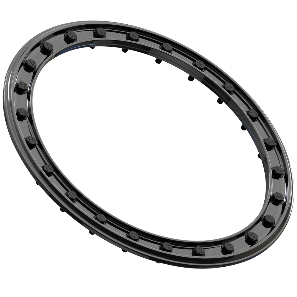 15" VBR10 BEADLOCK RING - BRUSHED GUNMETAL VO Dealer Portal