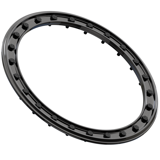 15" VBR10 BEADLOCK RING - BRUSHED GUNMETAL VO Dealer Portal