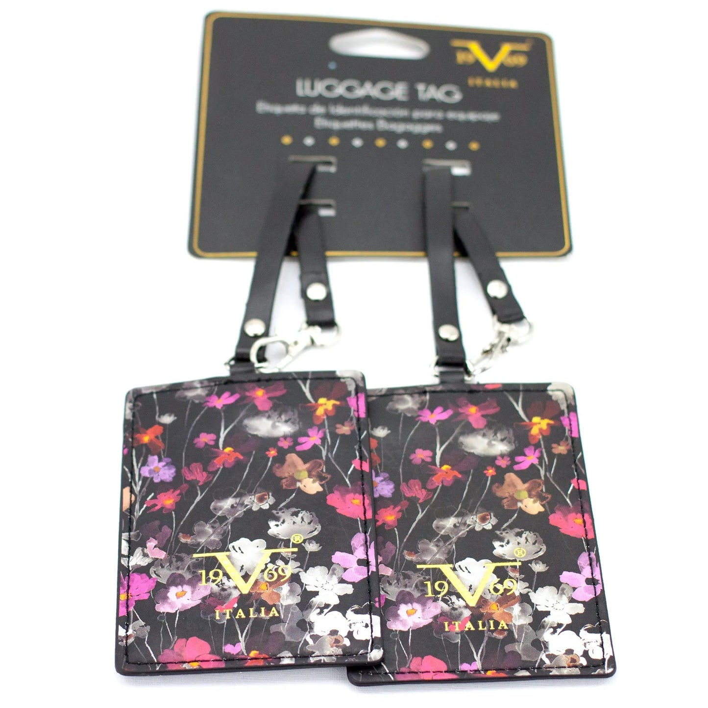 Runway Vegan Leather Luggage Tags Set