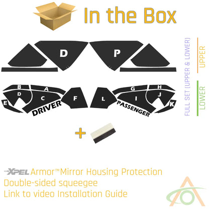 Xpel Armor Side Mirror Protection Abstract Ocean