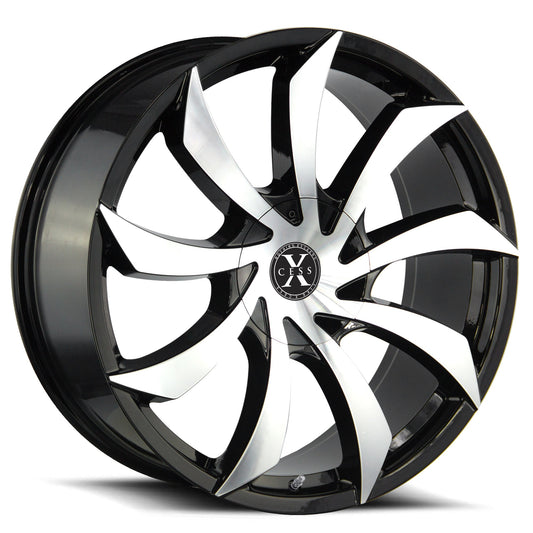 X01 Gloss Black Machined
