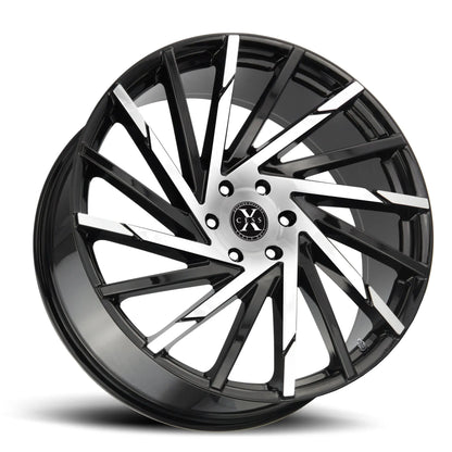 X02 Gloss Black Machined Xcess