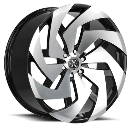 X04 Gloss Black Machined Xcess