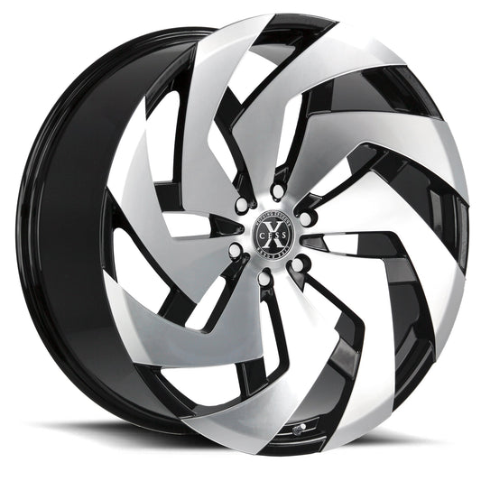 X04 Gloss Black Machined