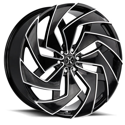 X04 Gloss Black Milled Xcess