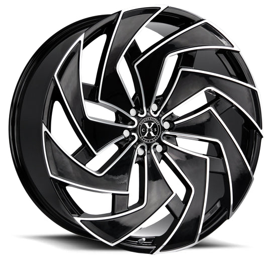 X04 Gloss Black Milled