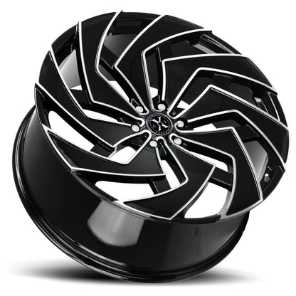 X04 Gloss Black Milled Xcess