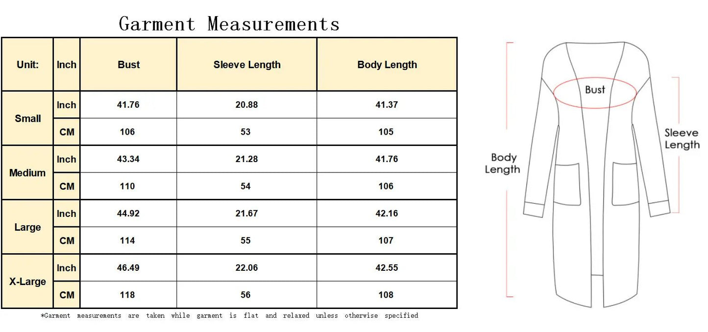 Knitted Long Sleeve Cardigan Sweater Anna-Kaci Wholesale