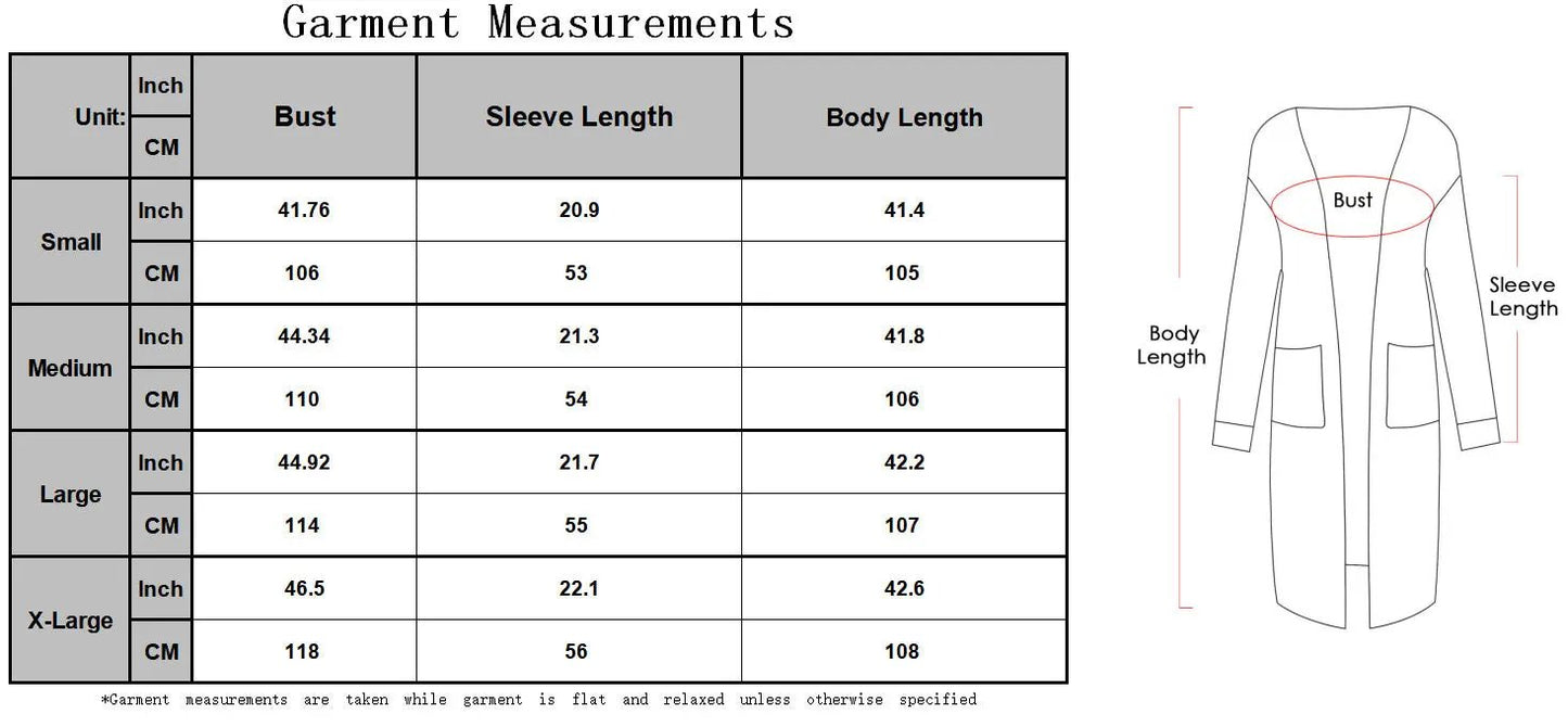 Knitted Long Sleeve Cardigan Sweater Anna-Kaci Wholesale