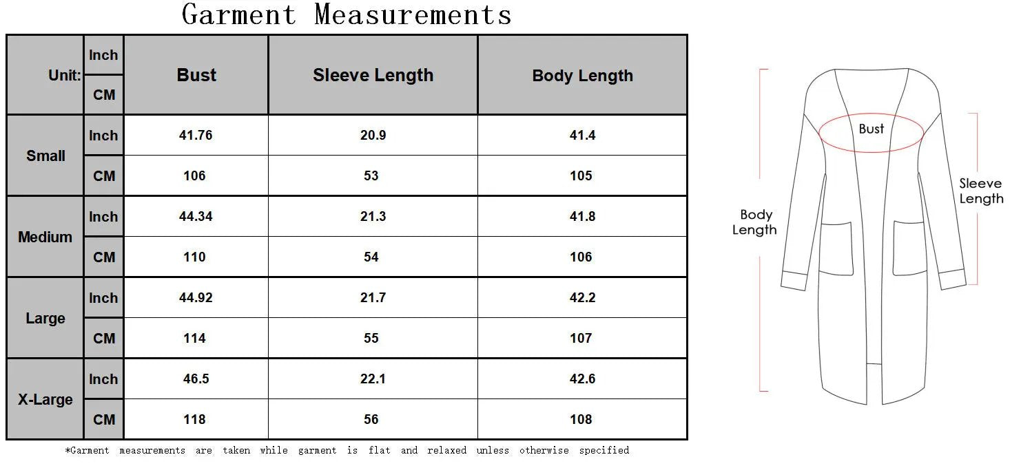 Knitted Long Sleeve Cardigan Sweater Anna-Kaci Wholesale