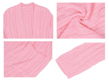 Knitted Long Sleeve Cardigan Sweater Anna-Kaci Wholesale