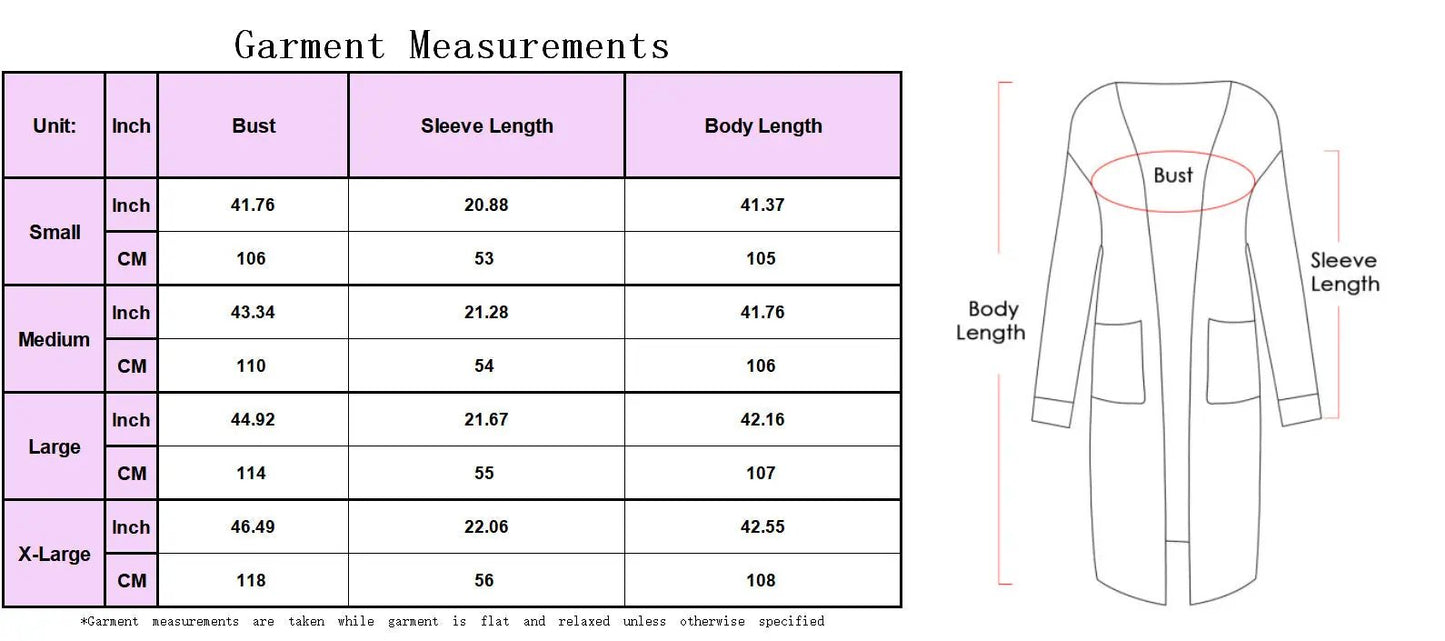 Knitted Long Sleeve Cardigan Sweater Anna-Kaci Wholesale